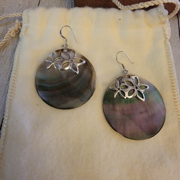 NIB Amanda Sterett Iredecent Earrings - Picture 6 of 8